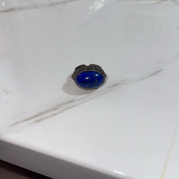 Vintage lapis lazuli ring - Picture 2 of 3